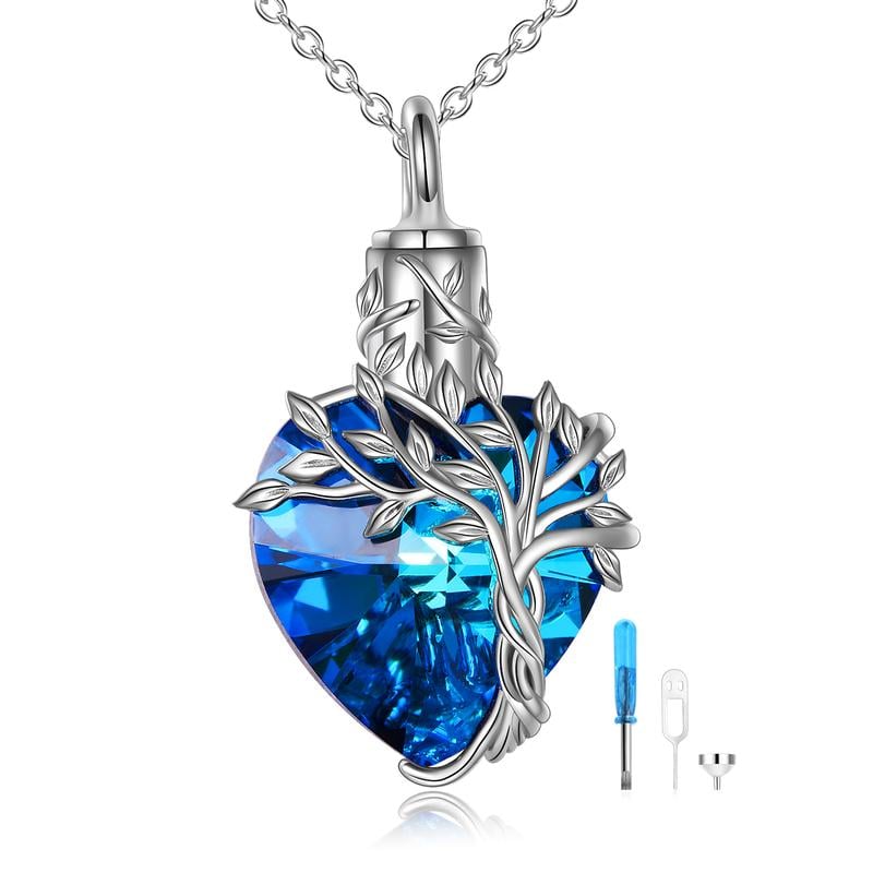 🔥Last Day 49% OFF - 🎁925 Sterling Silver  Heart Urn Necklace