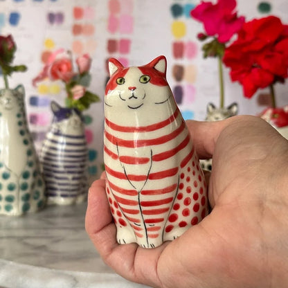 🔥Hot Sale 48% OFF-Polka Dot Cat Vase