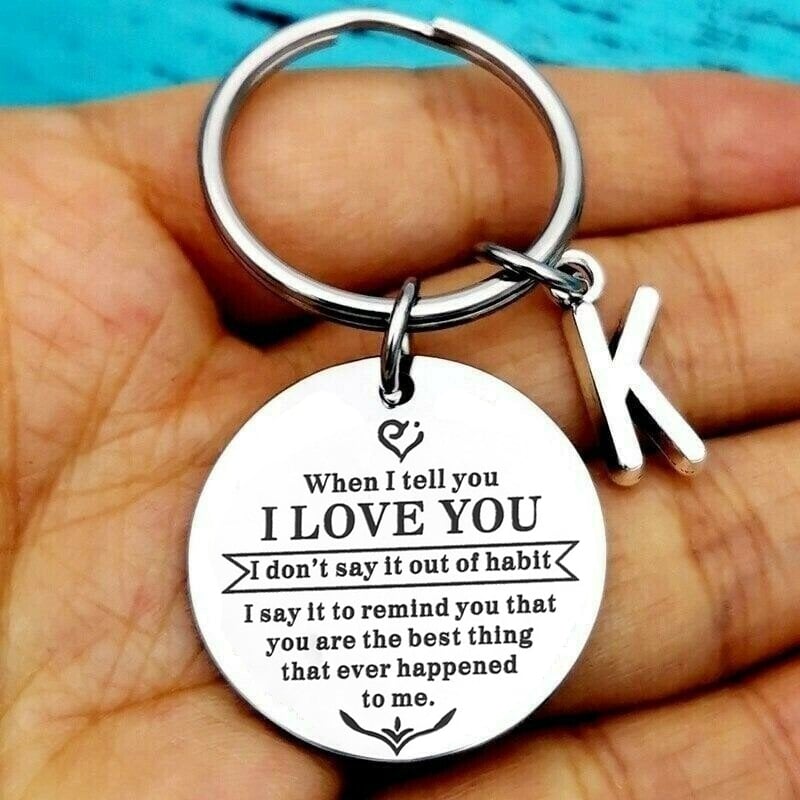 LAST DAY 49% OFF⇝💓 ( Best Father Mother Gift ) When I tell you I LOVE YOU Keychain