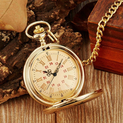 🔥LAST DAY 49% OFF - "TO MY SON/ DAUGHTER/ DAD" Quartz Pocket Chain Watch