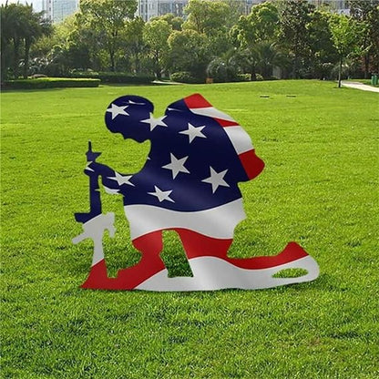 🔥Last Day 49% OFF - Memorial metal plaque for soldiers - American flag