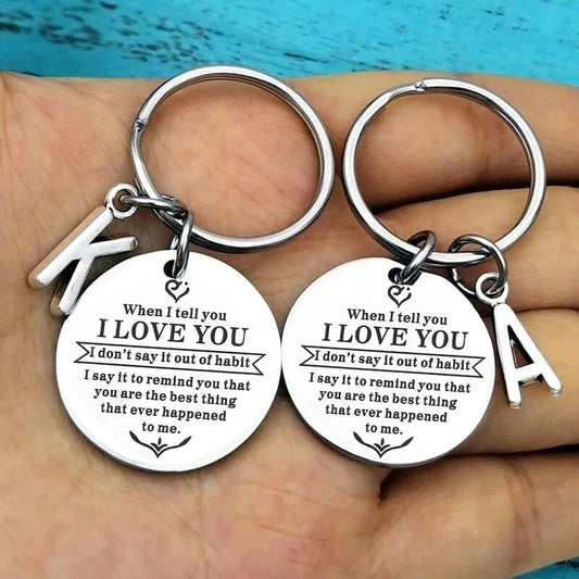 LAST DAY 49% OFF⇝💓 ( Best Father Mother Gift ) When I tell you I LOVE YOU Keychain