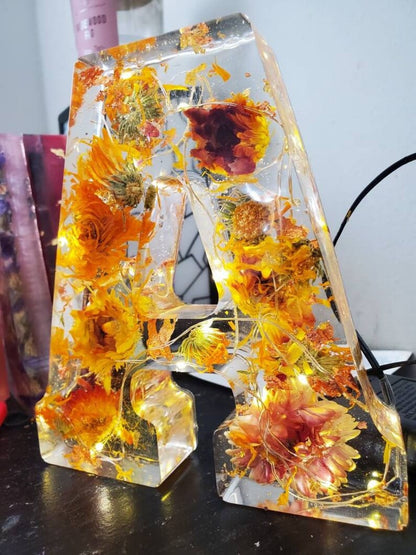 🎁Last Day Promotion 49% OFF -🌸Floral Resin Night Light