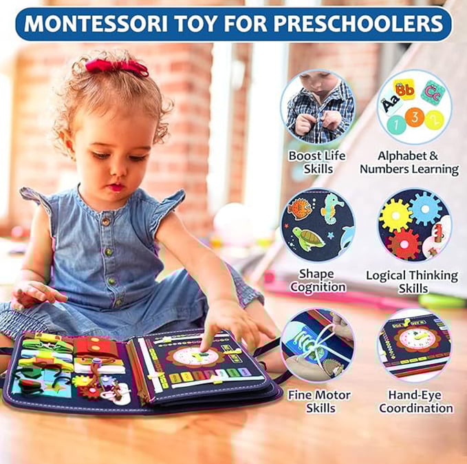 🔥LAST DAY 49% OFF -🔥Felt Learning Board Busy Board