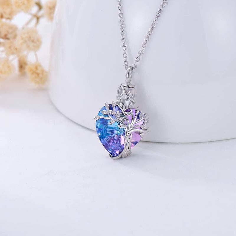 🔥Last Day 49% OFF - 🎁925 Sterling Silver  Heart Urn Necklace