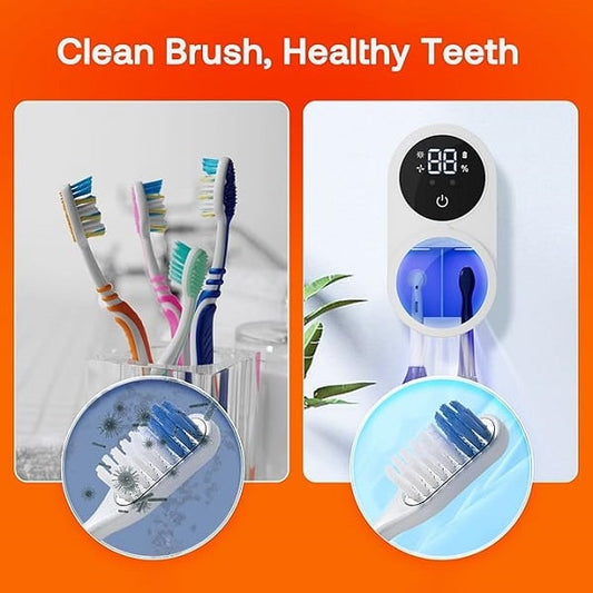 🔥LAST DAY 49% OFF - Wall Mounted Rechargeable Uv Toothbrush Sterilizer
