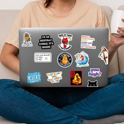 🔥Top-Selling Product🔥Phase One Adults Prank Meme (Dirty) Stickers , perfect for bumpers, hard hats, water bottles...(150 pcs)
