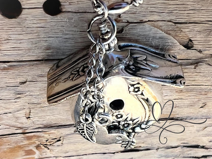 🔥HOT SALE 49% OFF - 🐦Birdhouse Necklace • The 1951 "Magnolia" Silverware Birdhouse💯Sterling Silver✨🎉