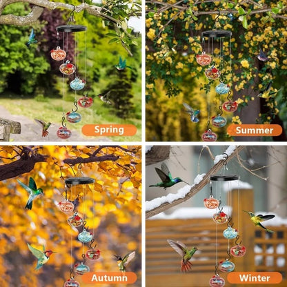 🎉Last Day 49% OFF🎉Charming Wind Chimes Hummingbird feeders