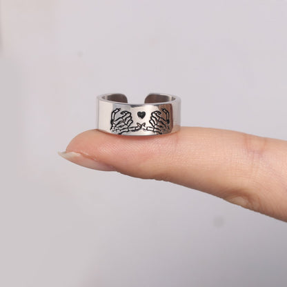 🎁FOR FRIEND - FRIENDS UNTIL DIE OPEN RING