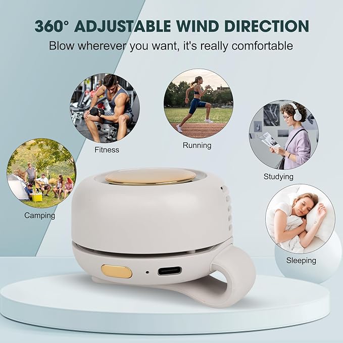 ❄️ 2025 New Mini Fan with Clip