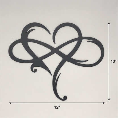 🔥Last Day Promotion 49% OFF - 💞Infinity heart-Steel wall decor Metal Wall art