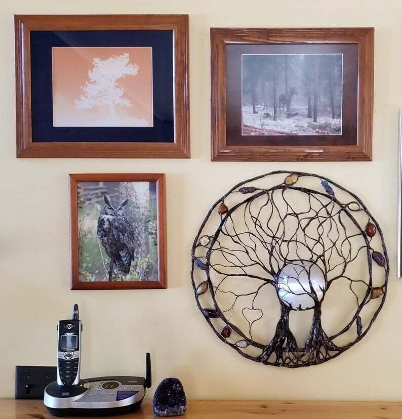 🎁2024 New Year Hot Sale🎁49%  Circle of Life Garden Wall Art, The Moon Huggers