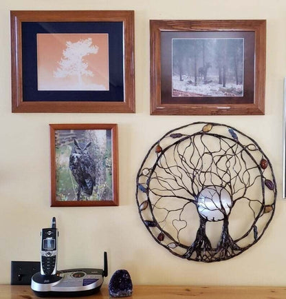 🎁2024 New Year Hot Sale🎁49%  Circle of Life Garden Wall Art, The Moon Huggers