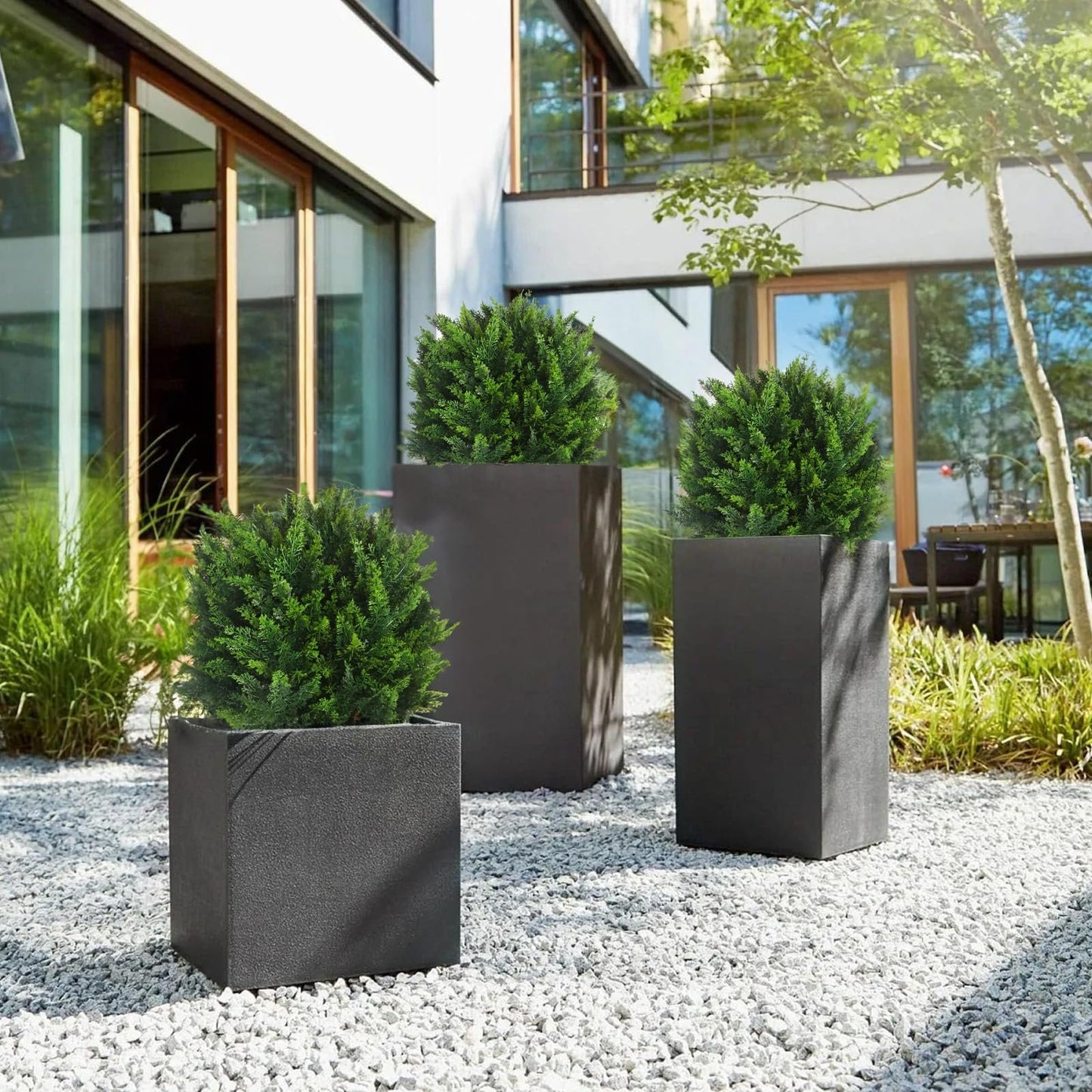 💥LAST DAY 49% OFF - UV Resistant Artificial Cedar Topiary Ball Tree