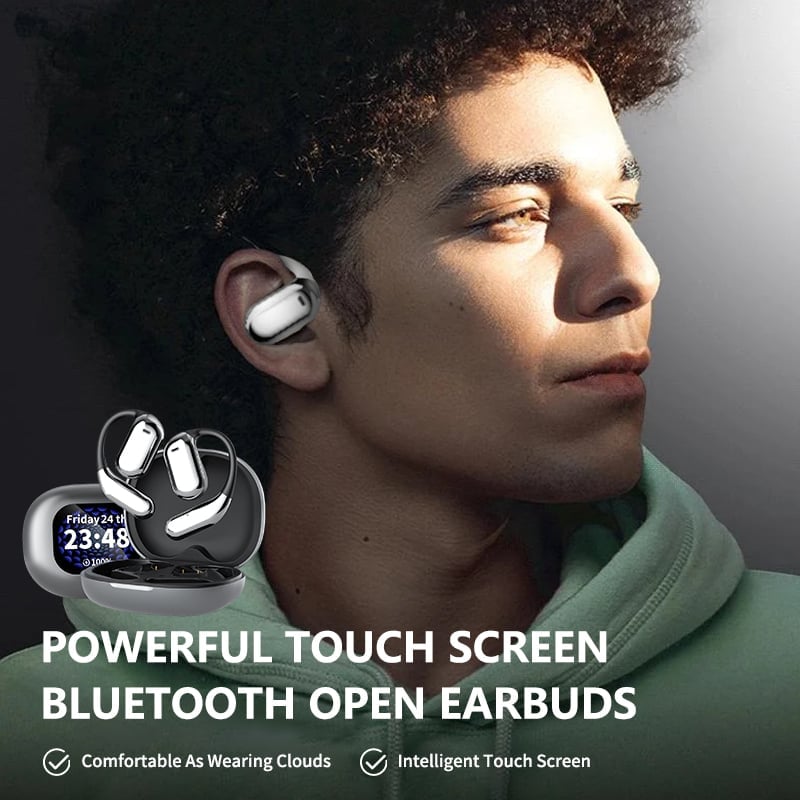Last Day Promotion 49% OFF🔥True Powerful Bluetooth 5.4 Open Ear Earbuds, IPX5 Waterproof