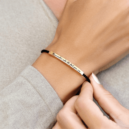 🔥LAST DAY 49% OFF - Remember Who The F♡ck You Are Motivational Tube Bracelet