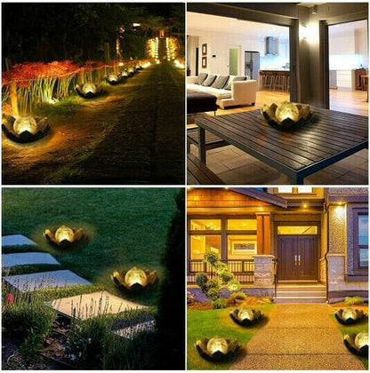 Waterproof Metal Flower Solar Light