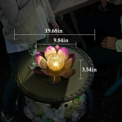Waterproof Metal Flower Solar Light