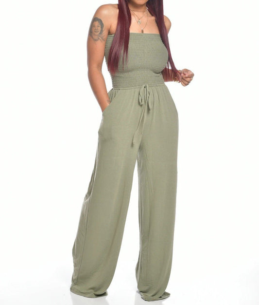 (🎁2024 New Year Hot Sale🎁)❤️Newest Strapless Waist Jumpsuit❤️