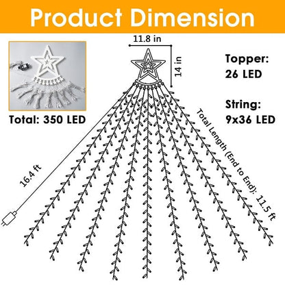 ✨Last Day Promotion 49% OFF - ⭐Outdoor Waterfall Star String Light