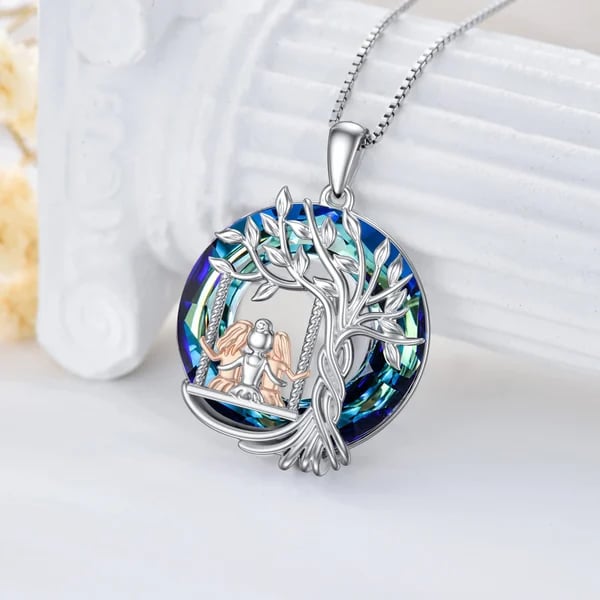 Last Day 49% OFF--🎁S925 Sterling Silver Tree of Life Sisters Necklace