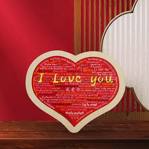 Heart Shape Puzzle|Say I Love You in 100 Languages