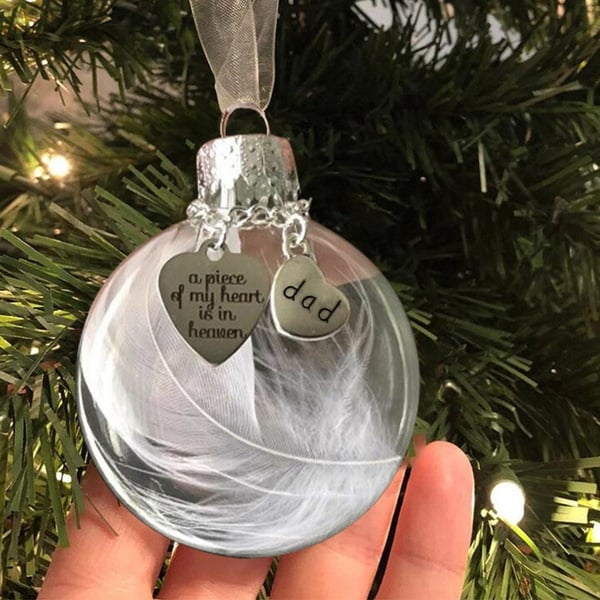 🔥LAST DAY 49% OFF - A Piece of My Heart Is In Heaven Memorial Ornament