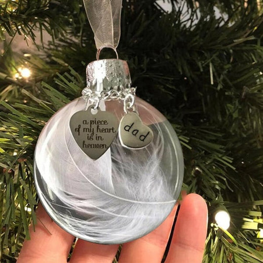🔥LAST DAY 49% OFF - A Piece of My Heart Is In Heaven Memorial Ornament