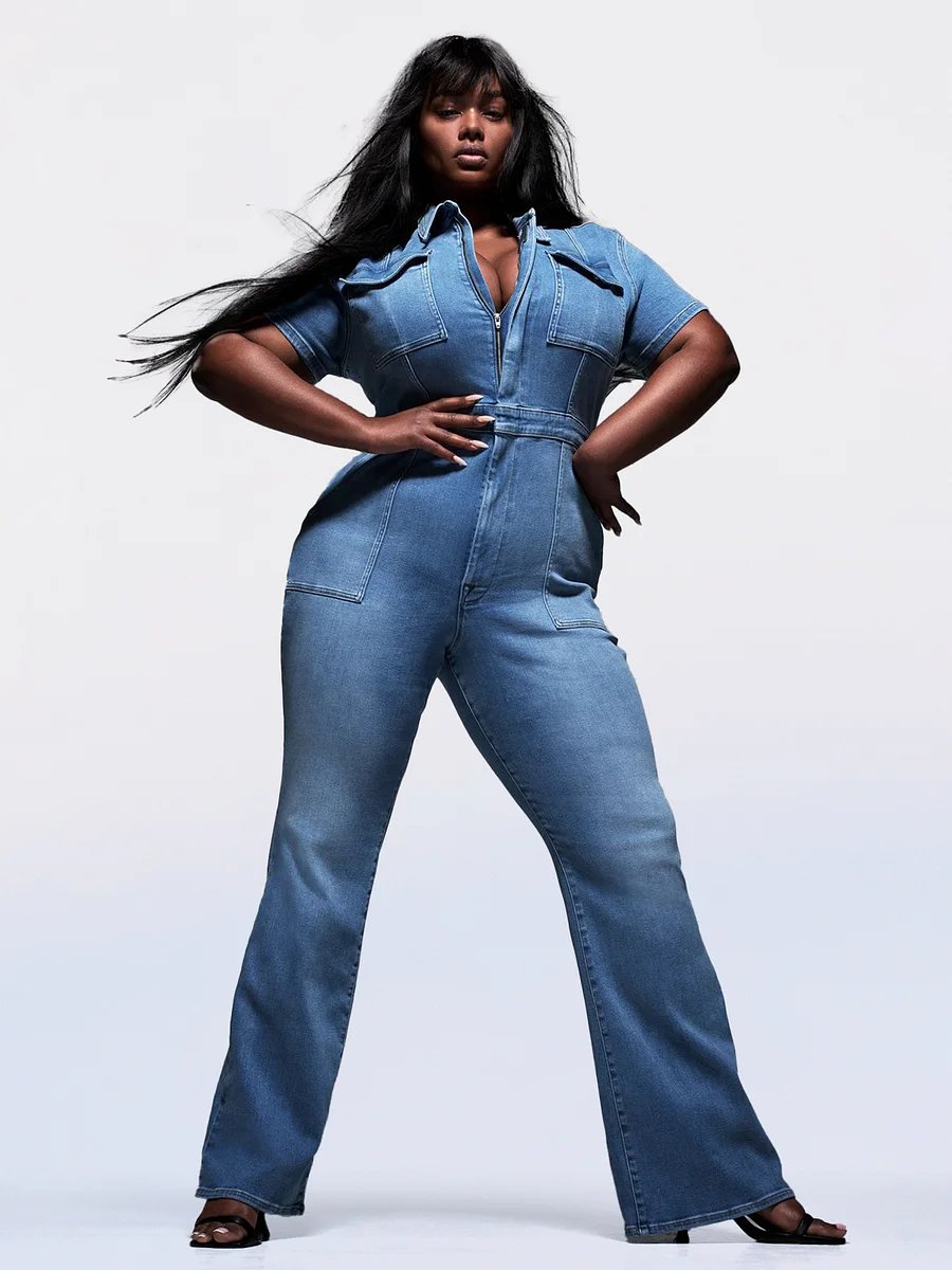 🔥Last Day Promotion 49% OFF-Skinny Bootcut Denim Jumpsuit