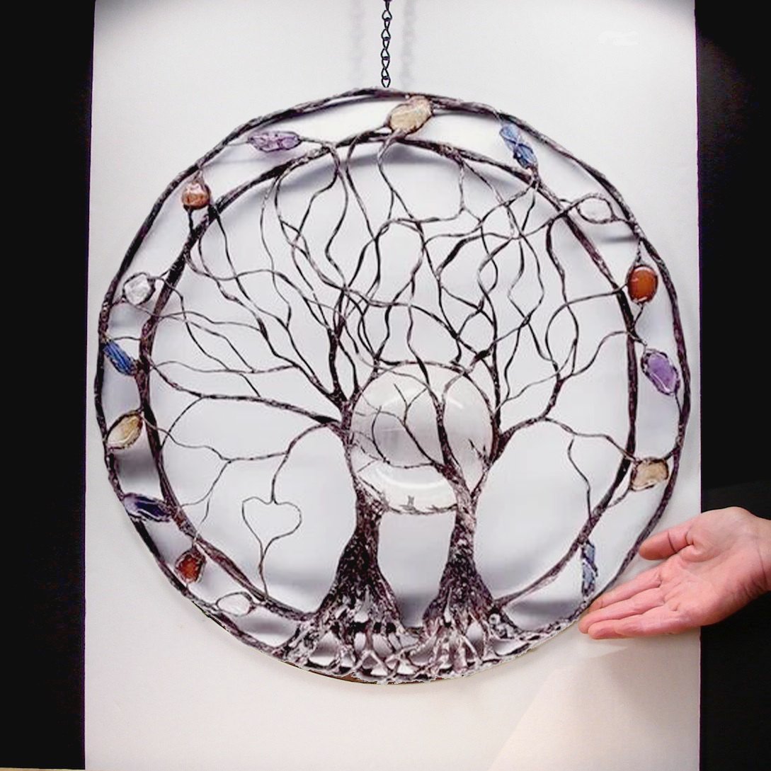 🎁2024 New Year Hot Sale🎁49%  Circle of Life Garden Wall Art, The Moon Huggers