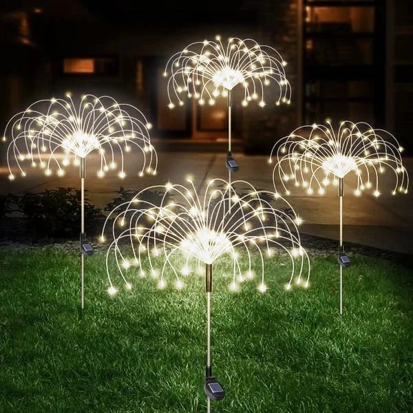 🔥LAST DAY 49% OFF - 🎁Waterproof Solar Garden Fireworks Lamp