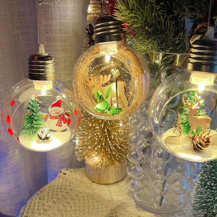 🎄Last Day 49% OFF - 🎅Christmas Tree Decoration Glow Balls
