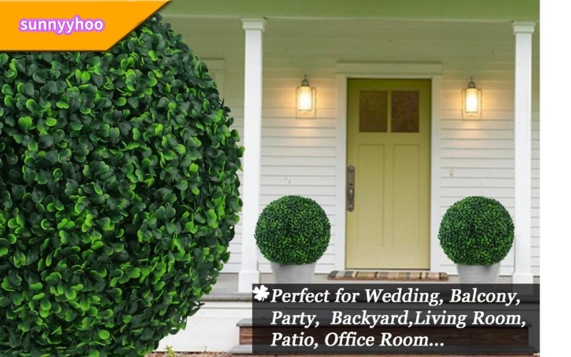 ✨This Week's Special Price $15.99🌳UV Resistant Lifelike Artificial Plant Topiary Ball