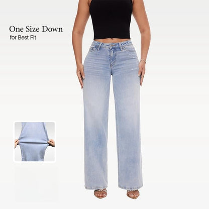 🔥Last Day Sale 49% OFF - 👖Mid-low Rise Baggy Jeans