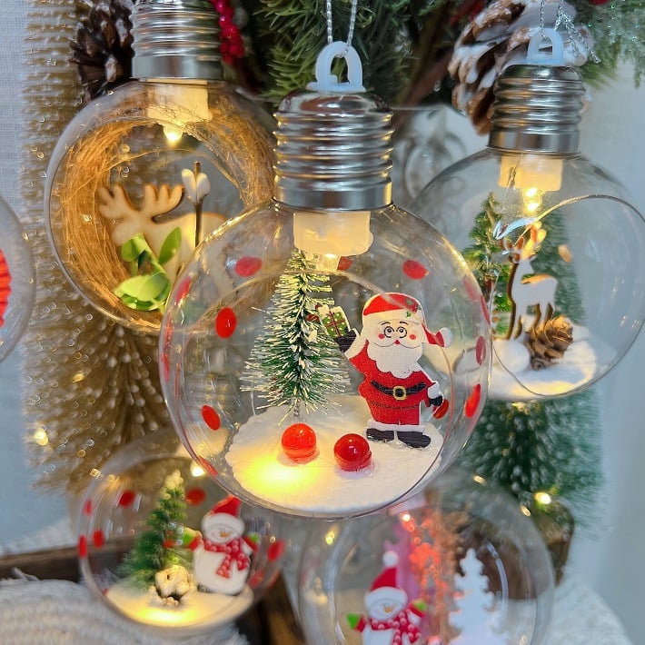 🎄Last Day 49% OFF - 🎅Christmas Tree Decoration Glow Balls