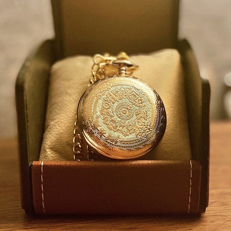🔥LAST DAY 49% OFF - "TO MY SON/ DAUGHTER/ DAD" Quartz Pocket Chain Watch