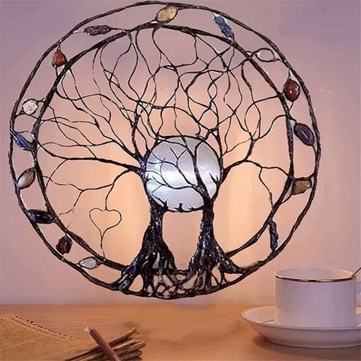 🎁2024 New Year Hot Sale🎁49%  Circle of Life Garden Wall Art, The Moon Huggers