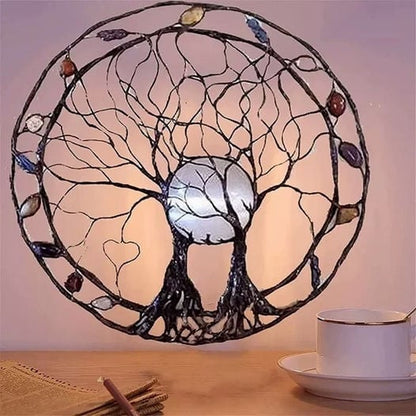 🎁2024 New Year Hot Sale🎁49%  Circle of Life Garden Wall Art, The Moon Huggers