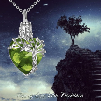 🔥Last Day 49% OFF - 🎁925 Sterling Silver  Heart Urn Necklace