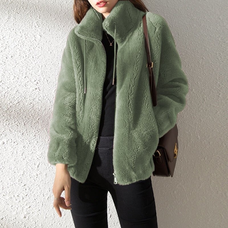 🔥LAST DAY 49% OFF - 💥Padded Coat Stand-collar Double-faced Fleece Jacket
