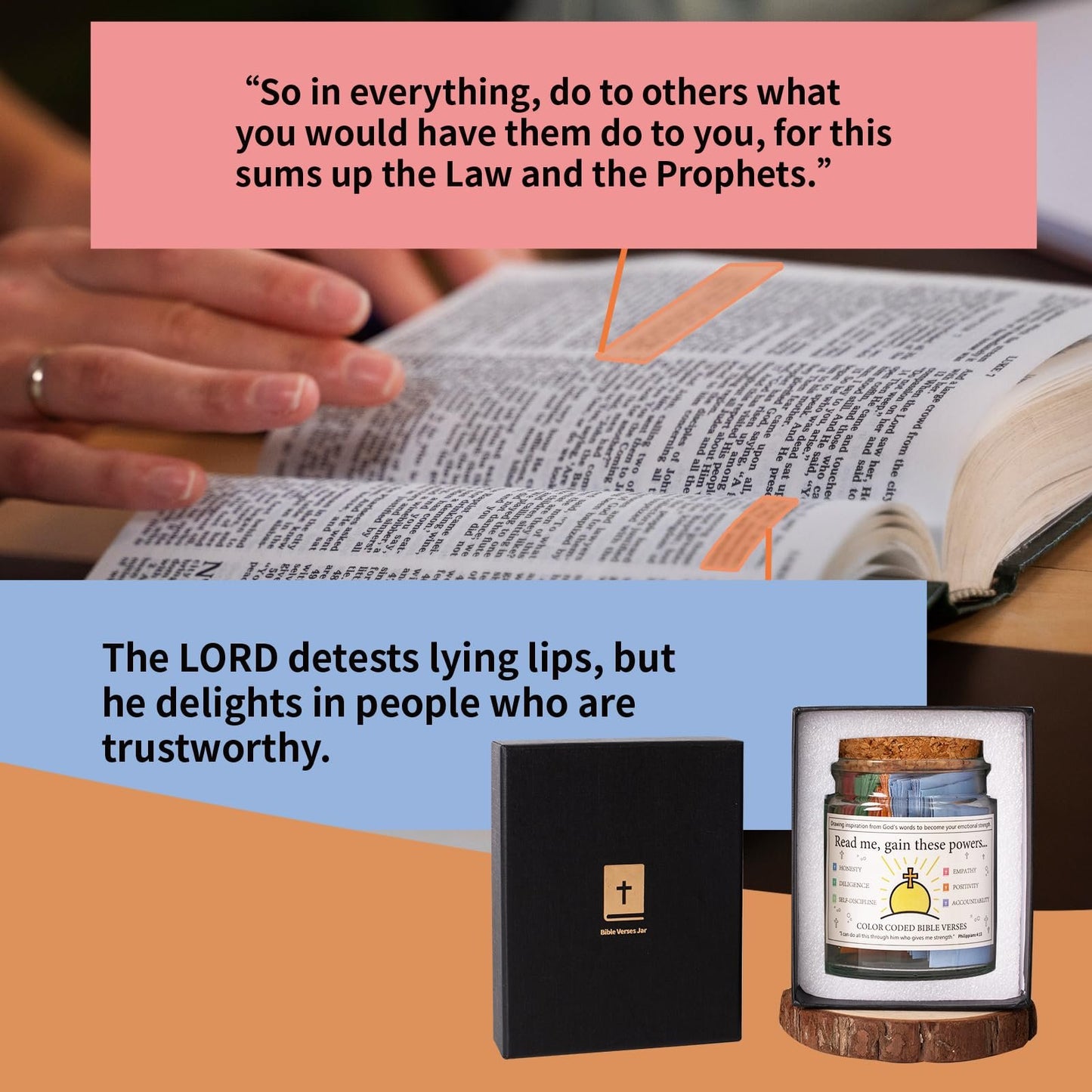 Best Gift 49% OFF🎁2024 NEW SALE🔥Bible Verses in a Jar
