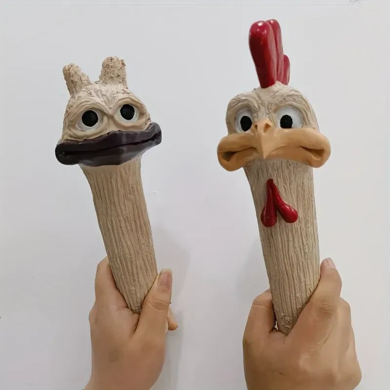 😂Funny Garden Hidden Chicken Statue Decoration🐓