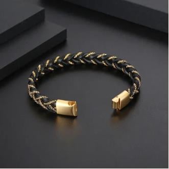 🔥 Last Day 49%OFF! 3rd Free 🔥Vintage Golden Leather Handmade Braid Bracelet