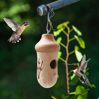 🐦2024 Newest Sale 49% OFF - Wooden Hummingbird House-Gift for Nature Lovers🐣