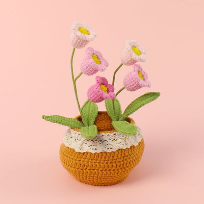 🔥Last Day 49% OFF - Tulip Potted Plants Crochet Kit🌷