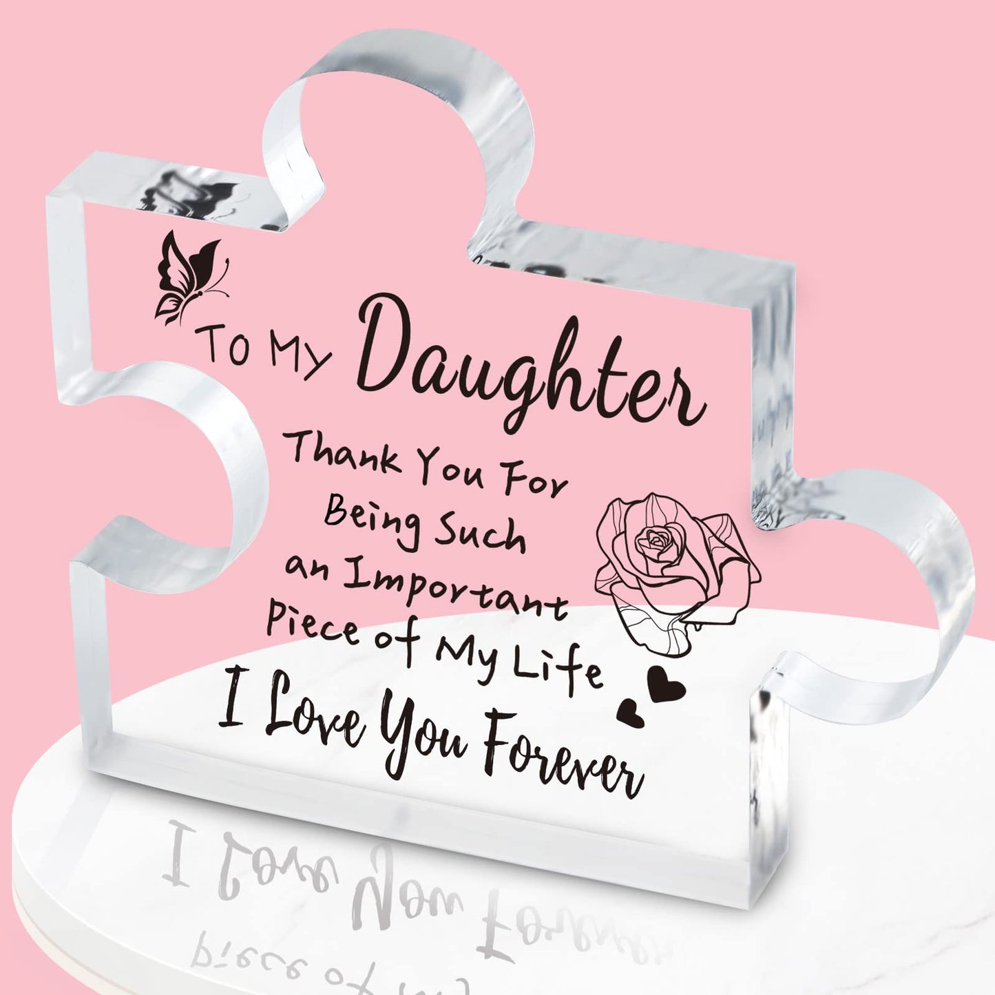 LAST DAY 49% OFF⇝💓'To my sister, thank you for being such an important piece of my life' Puzzle Block