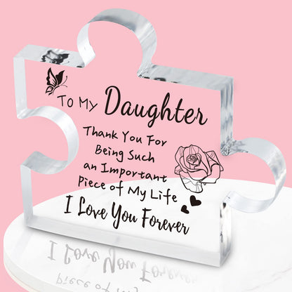 LAST DAY 49% OFF⇝💓'To my sister, thank you for being such an important piece of my life' Puzzle Block