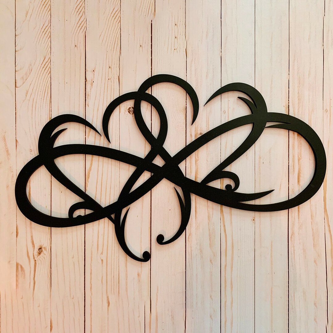 🔥Last Day Promotion 49% OFF - 💞Infinity heart-Steel wall decor Metal Wall art