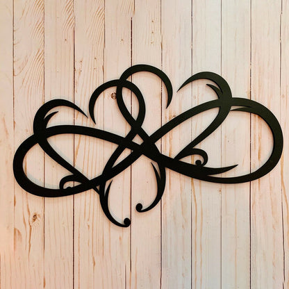🔥Last Day Promotion 49% OFF - 💞Infinity heart-Steel wall decor Metal Wall art
